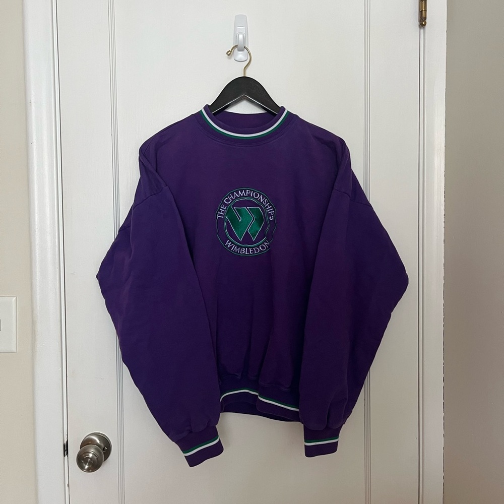 Wimbledon Kent & Curwen Championships 90s Vintage Crewneck Sweatshirt Medium
